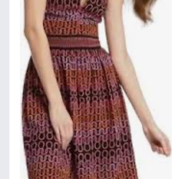 Trina Turk Los Angeles Strapless Geometric Print Dress Size 4 NWT - Picture 2 of 13